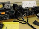 Oldie-but-goodie ICOM rigs: IC-251A, 2m, (l) and IC-551D, 6m, (r)--both about 30 yrs old.